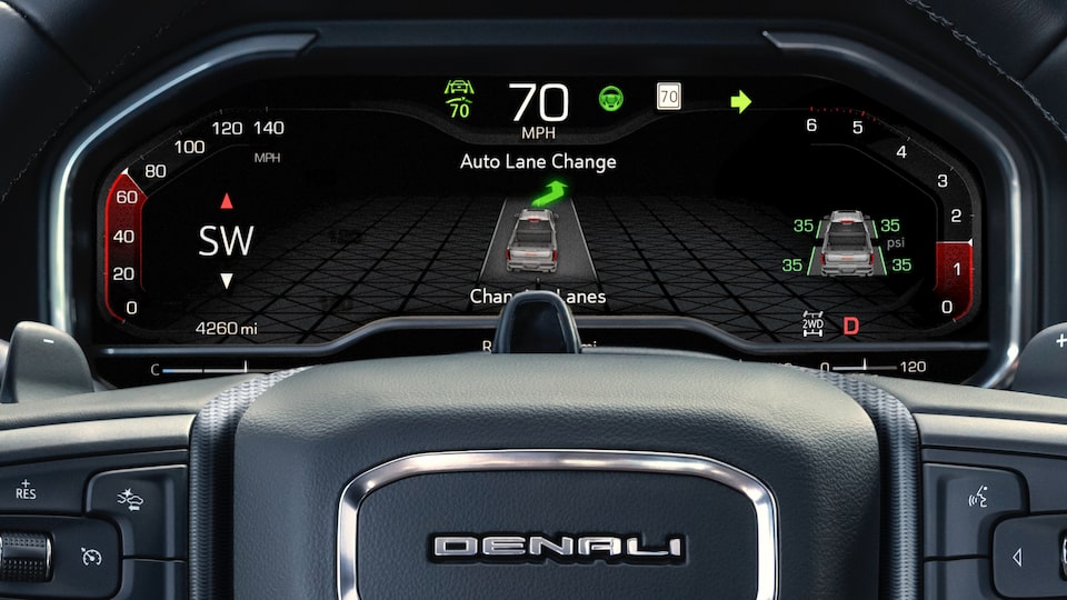 2022 GMC Sierra dashboard.