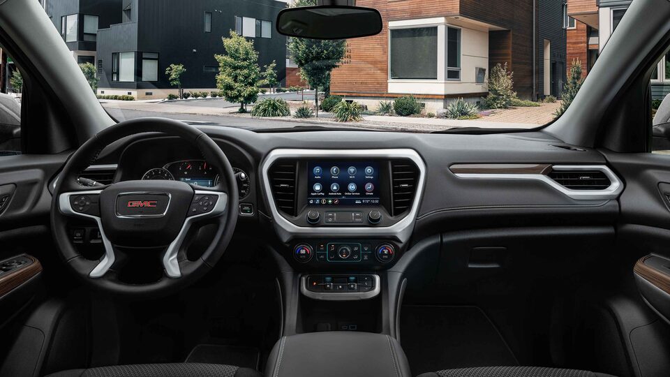 Tableau de bord du GMC Acadia SLE/SLT 2022.