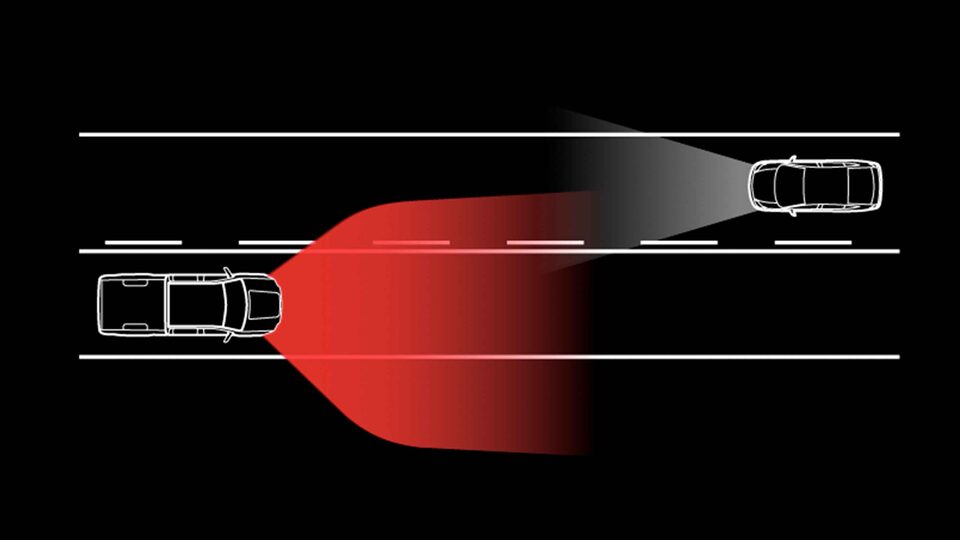 2023 GMC Acadia Auto High Beams safety feature.