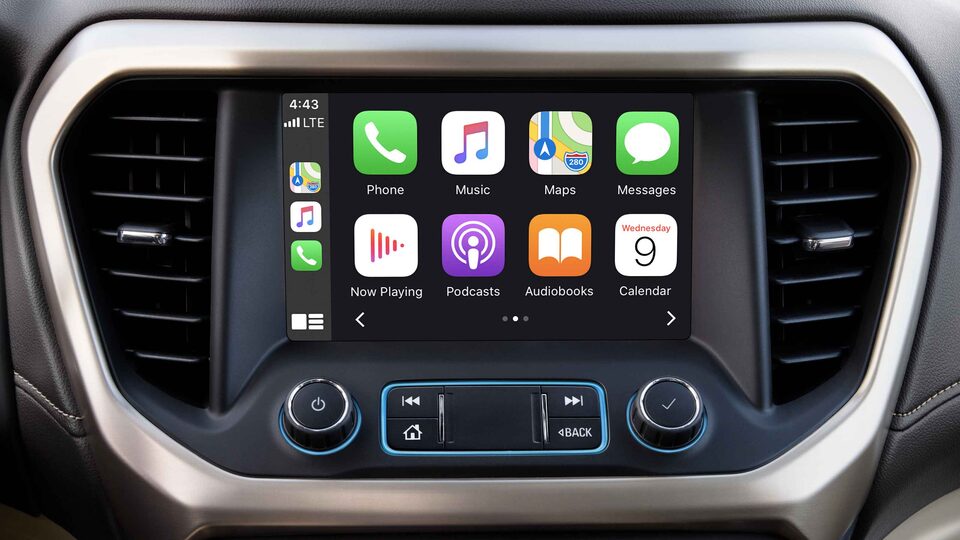 2022 Acadia Apple CarPlay.