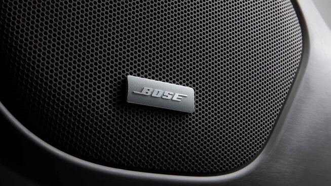 Haut-parleurs Bose du GMC Acadia AT4 2022.