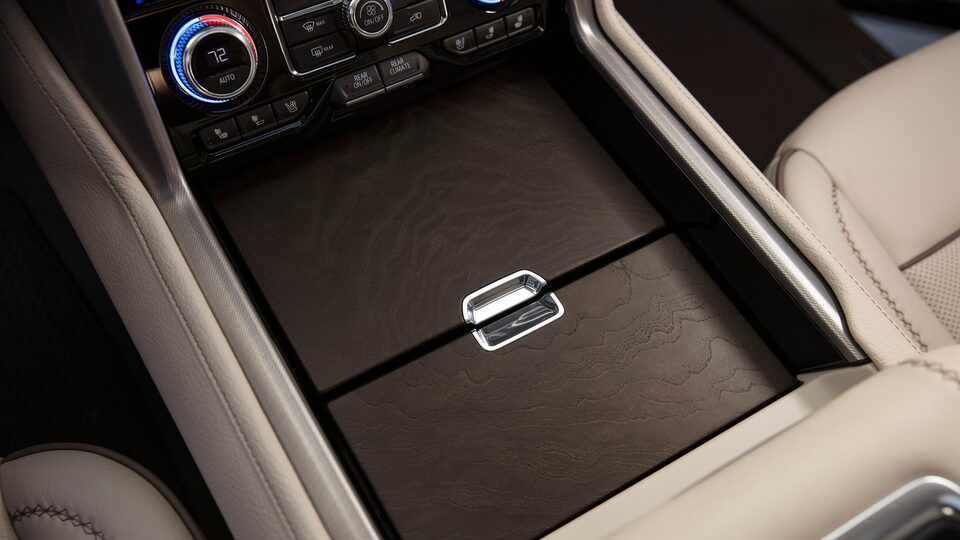 Porte-gobelet du GMC Yukon 2022.