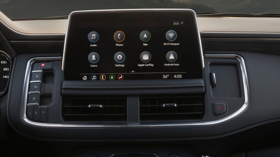 2021 Yukon infotainment system.