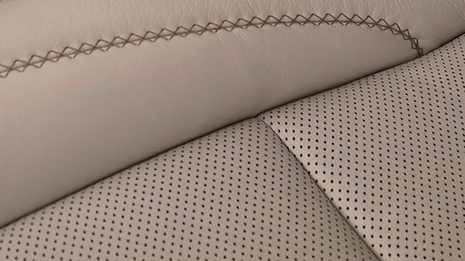 2023 Yukon Denali seat stitching.