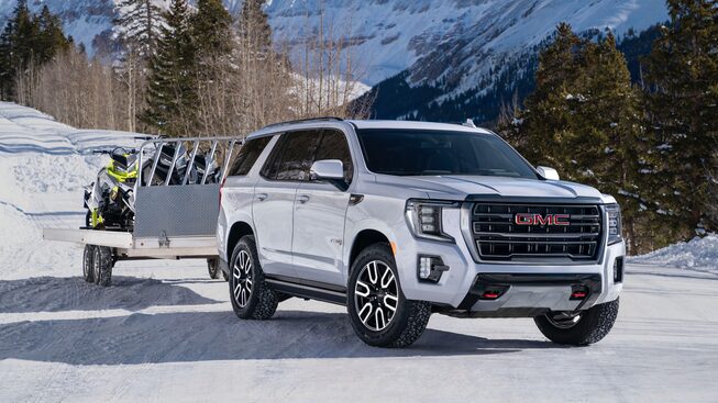 2021 GMC Yukon trailering.
