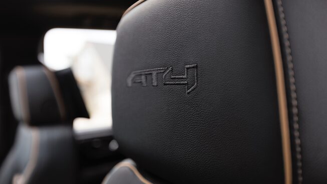 2021 GMC Yukon AT4 headrest.