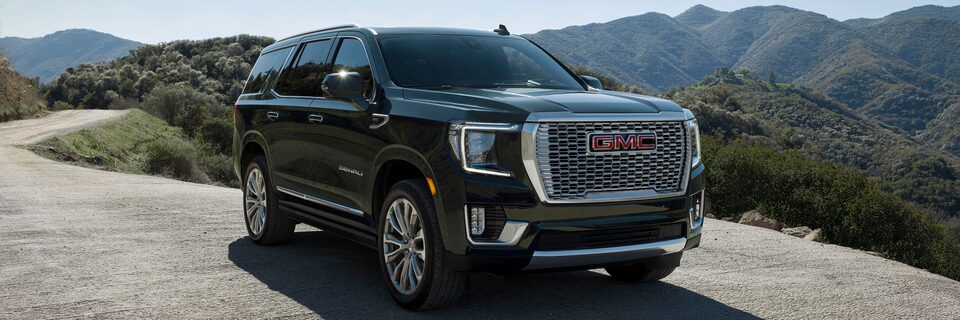 2021 GMC Yukon Denali full-size SUV.