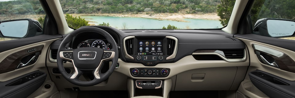 2023 GMC Terrain Denali front interior.