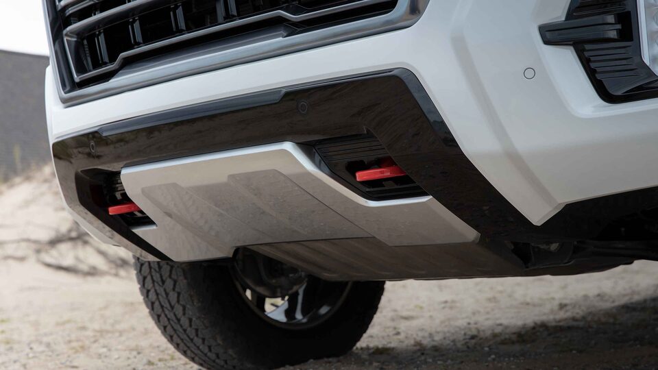 2023 Yukon AT4 rear recovery hooks.