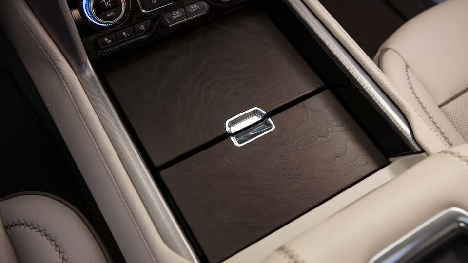 Porte-gobelet du GMC Yukon 2023.