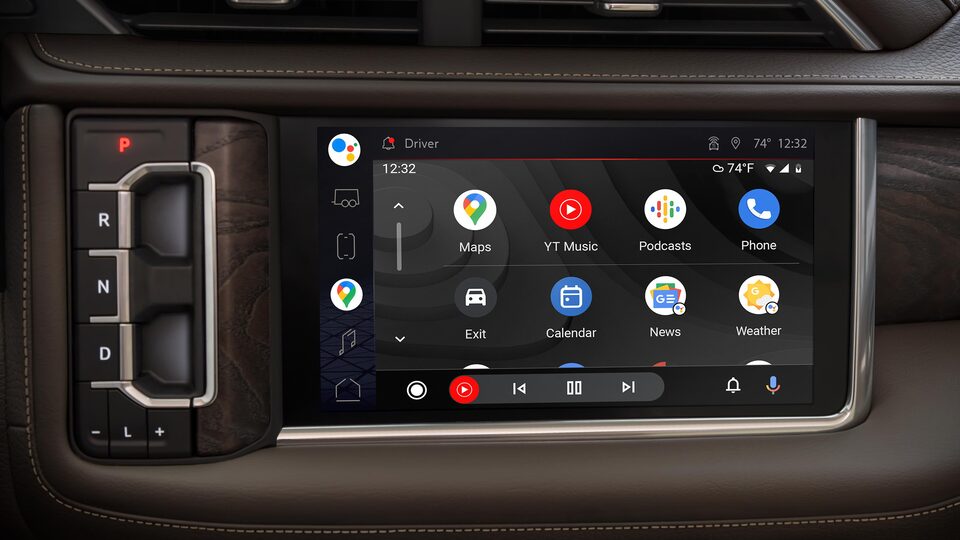 Android Auto du GMC Yukon 2023.
