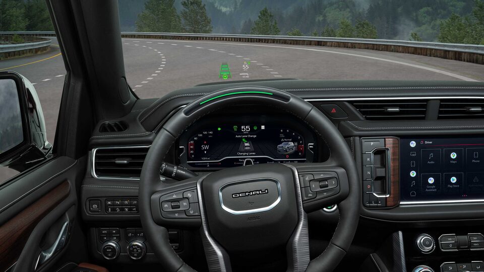 Volant du GMC Yukon Denali 2023.