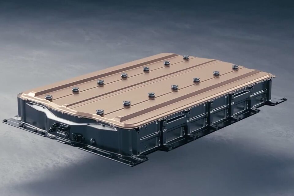 Plateforme de batterie du VUS GMC Hummer EV.