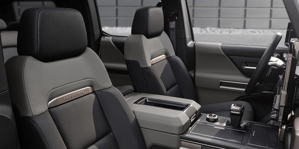 Lunar Shadow interior design of the GMC Hummer EV SUV.