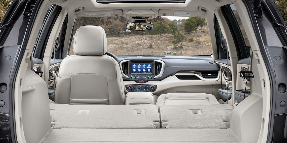 Versatile seating of the 2024 GMC Terrain.