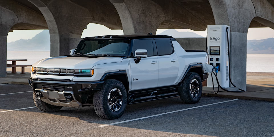 Pre-production model of the GMC Hummer EV Pickup.