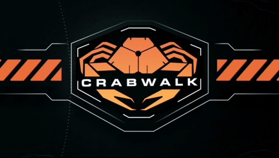 CrabWalk logo of the GMC Hummer EV.