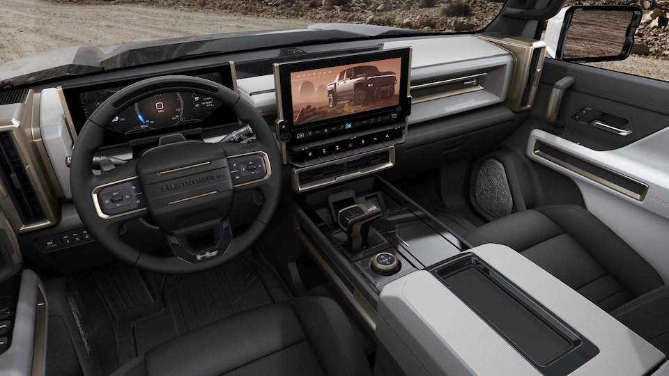 GMC Hummer EV Interior with Super Cruise.