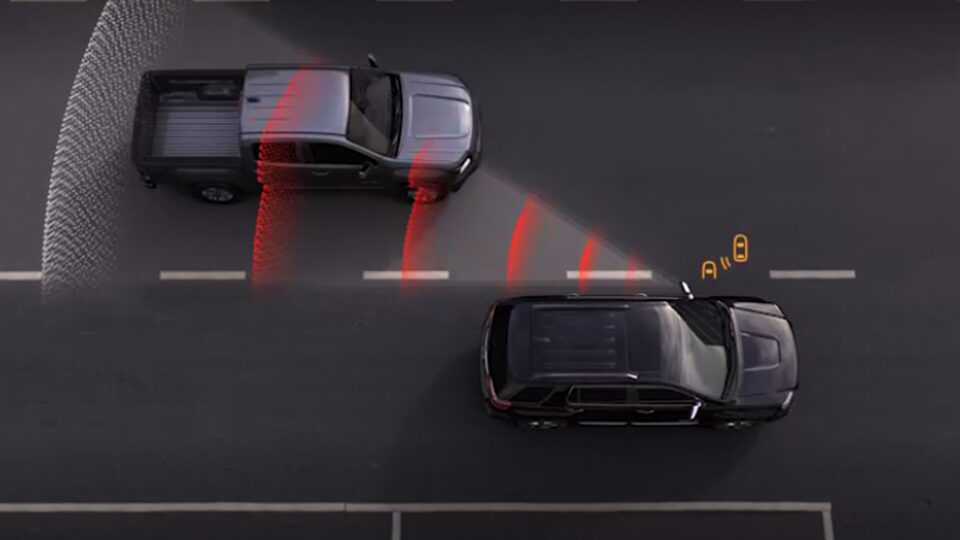 2023 GMC Savana Passenger safety lane change alert.