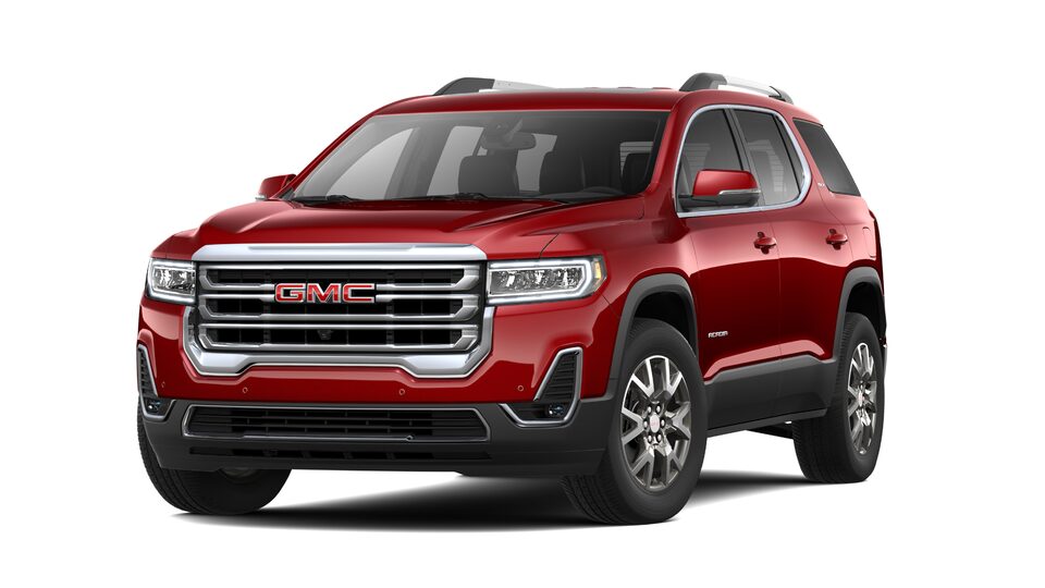 GMC Acadia SLT 2023 en rouge Cayenne.