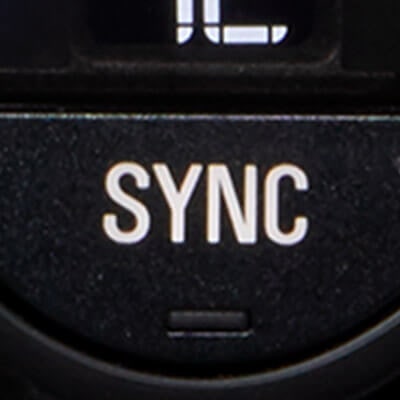 Sync climate control button.