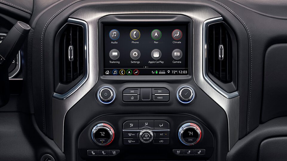 premium gmc infotainment system with navigation
