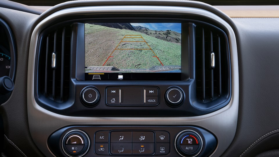 Caméra arrière du GMC Canyon 2022.