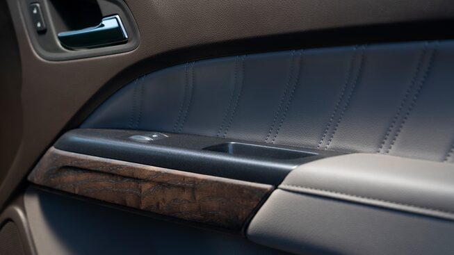 Caractéristiques intérieures du GMC Canyon Denali 2022.