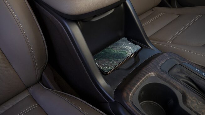 2022 Canyon Denali wireless charging.