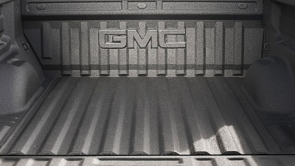 Doublure de caisse vaporisée du GMC Canyon 2022.
