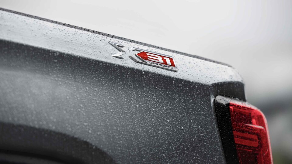 2022 GMC Sierra 1500 X31 off-road package.