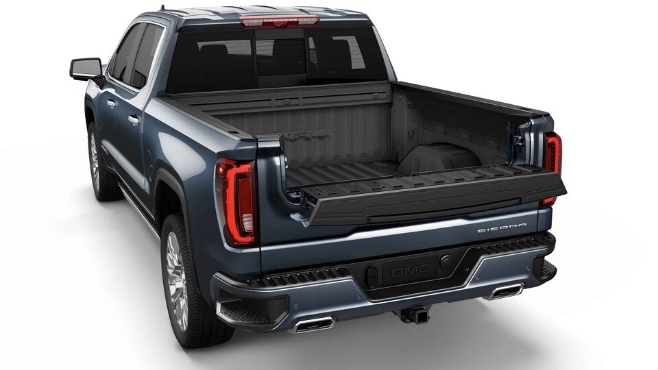 2022 GMC Sierra 1500 MultiPro Tailgate featuring the Inner Gate with Work Surface.