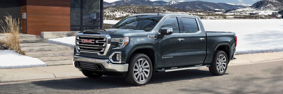 2022 GMC Sierra 1500 light-duty pickup truck parked on the road.