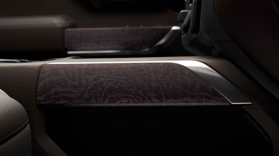 2022 GMC Sierra 1500 Denali sophisticated accents.