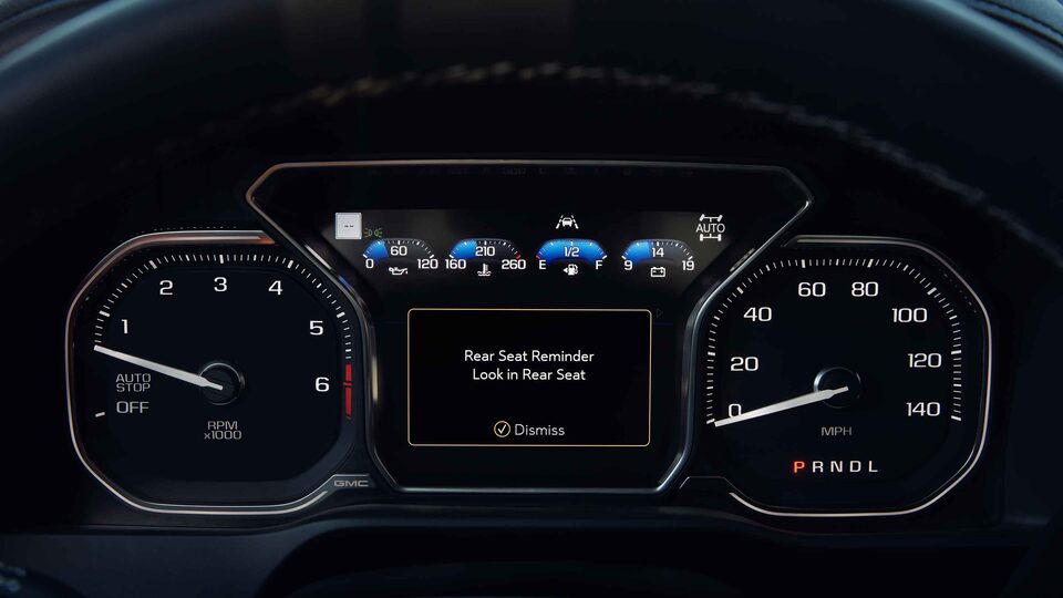 2022 Sierra 1500 speedometer.