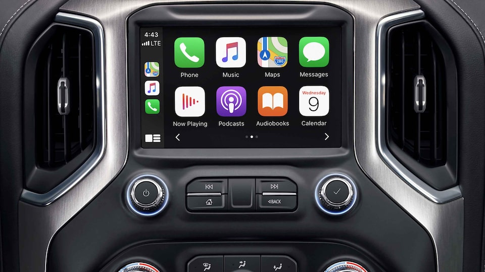 2022 Sierra 1500 with Apple CarPlay.