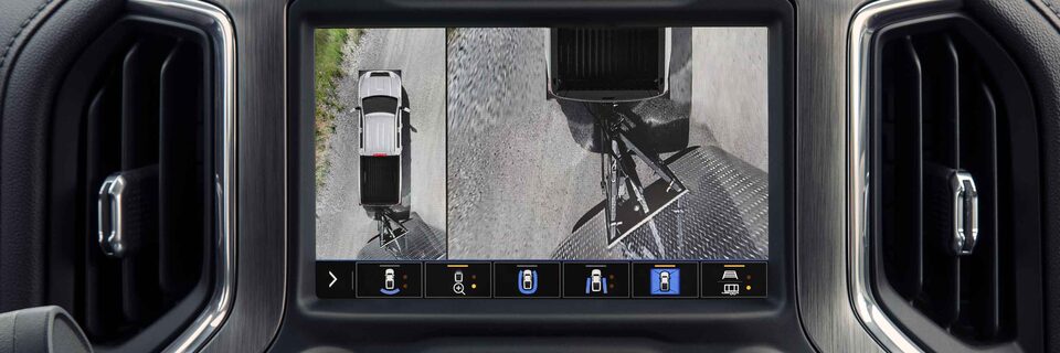 2022 GMC Sierra 1500 Rear Top-Down View.