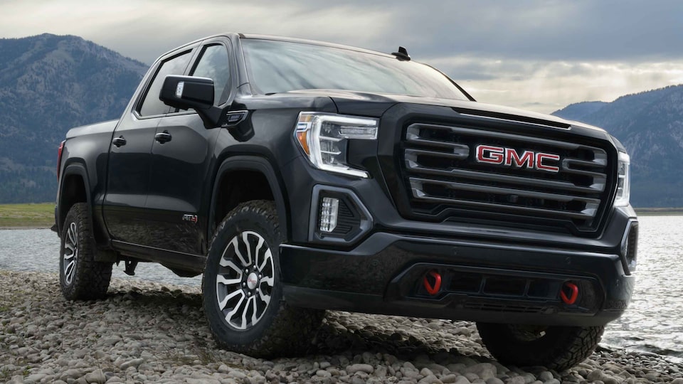 2022 GMC Sierra 1500 AT4 on the road.