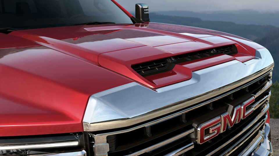 GMC Sierra HD 2022: système à induction d'air à double voie.