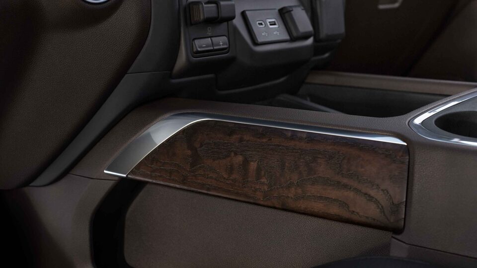 2022 Sierra HD Denali premium details.