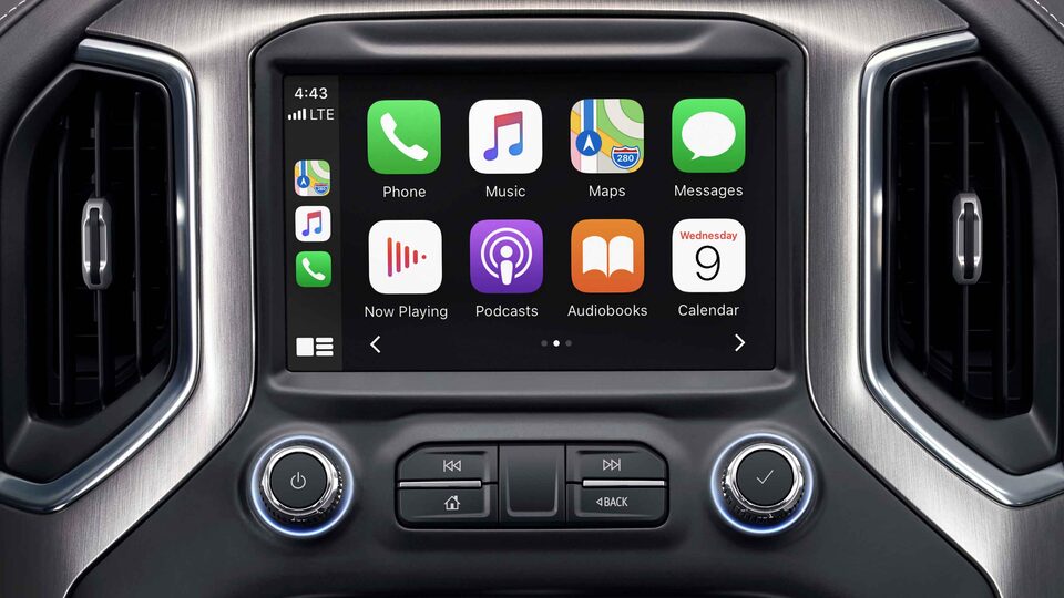 GMC Sierra HD 2023 : Apple CarPlay.