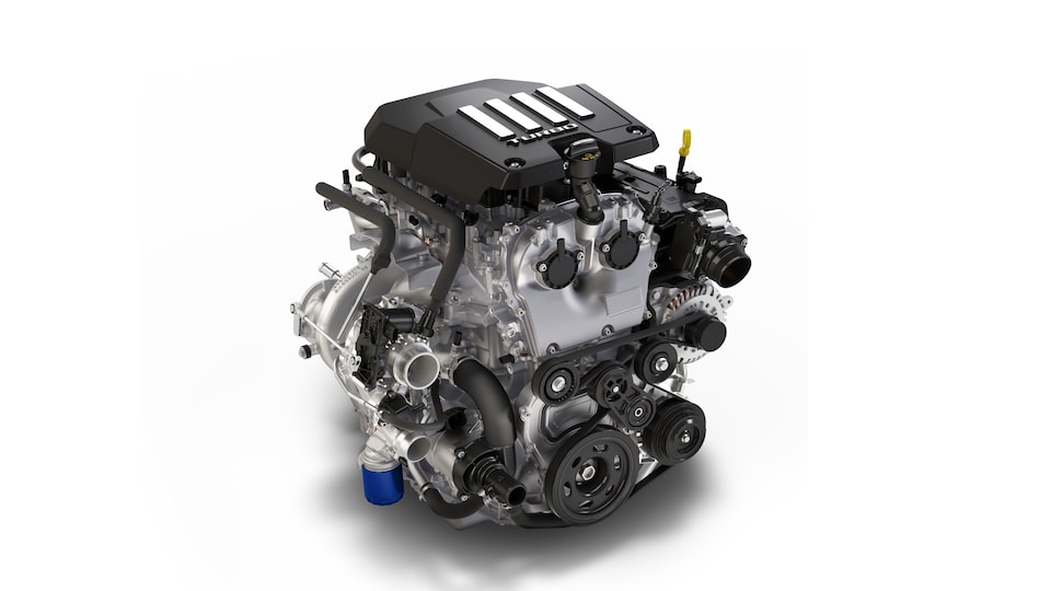 Moteur turbo haut rendement de 2.7 L amélioré.