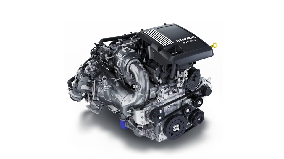 Moteur Duramax turbodiesel de 3,0 L.