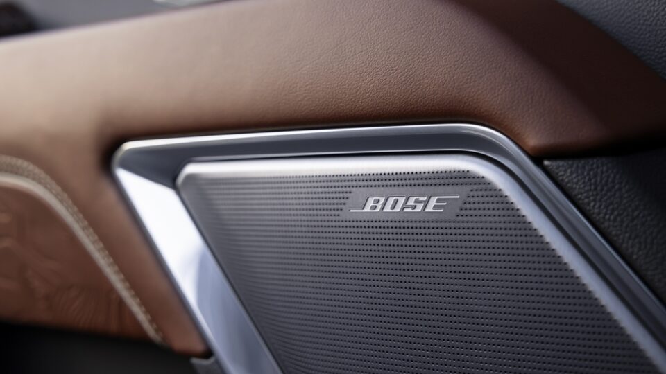 2022 Sierra Denali Ultimate: 12-speaker Bose Premium Series.