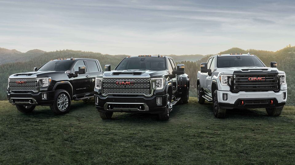 Gamme GMC Sierra HD 2023.