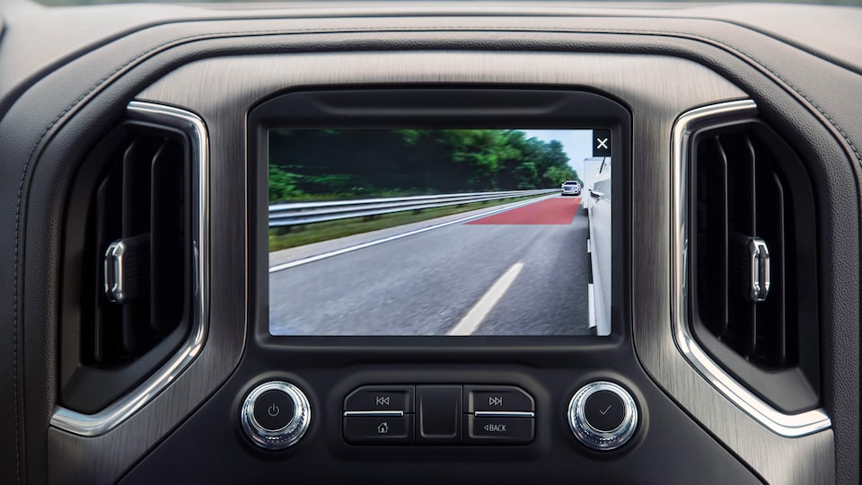 2023 Sierra HD trailering camera: side camera.