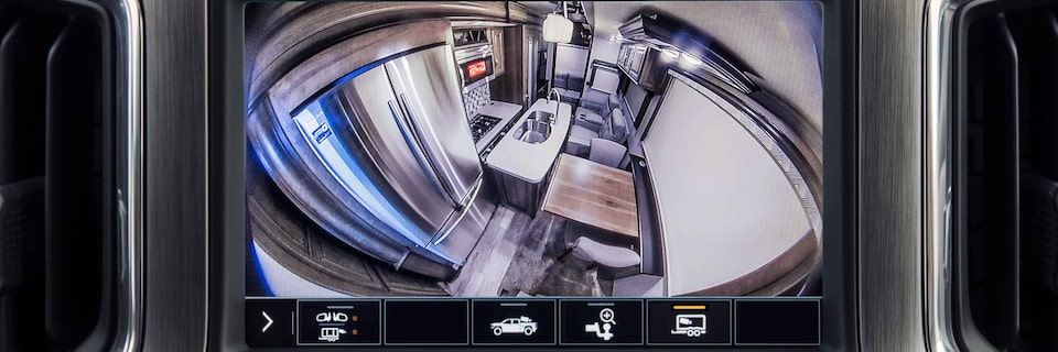 2023 Sierra HD Inside Trailer View.