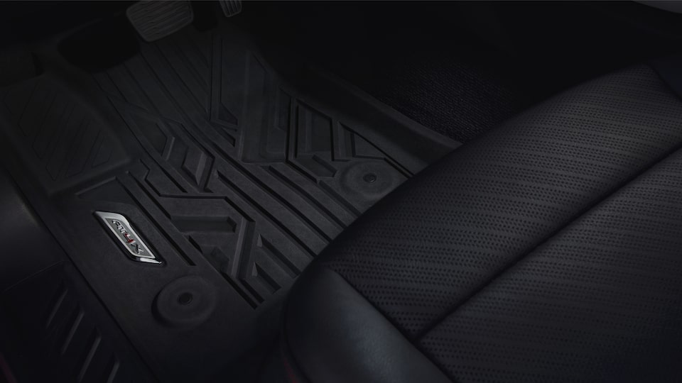 Doublure de plancher du GMC Canyon AT4X 2023.