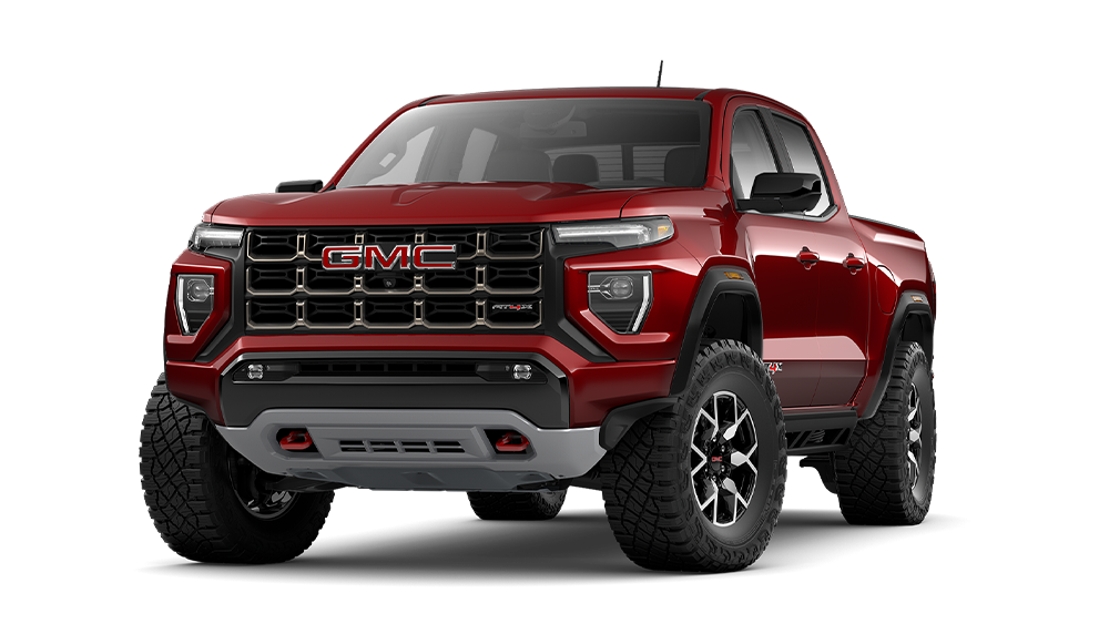 Front Three-Quarters View of the 2026 GMC Canyon AT4X Off-Road Pickup Truck.