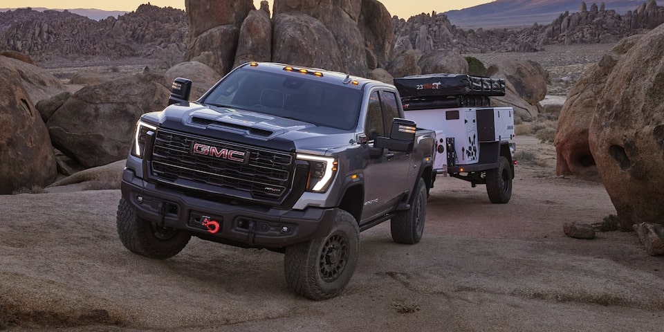 Technologie de remorquage ProGrade du GMC Sierra HD AT4 2024.